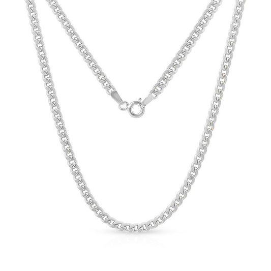 Sterling Silver Cuban Chain Necklace