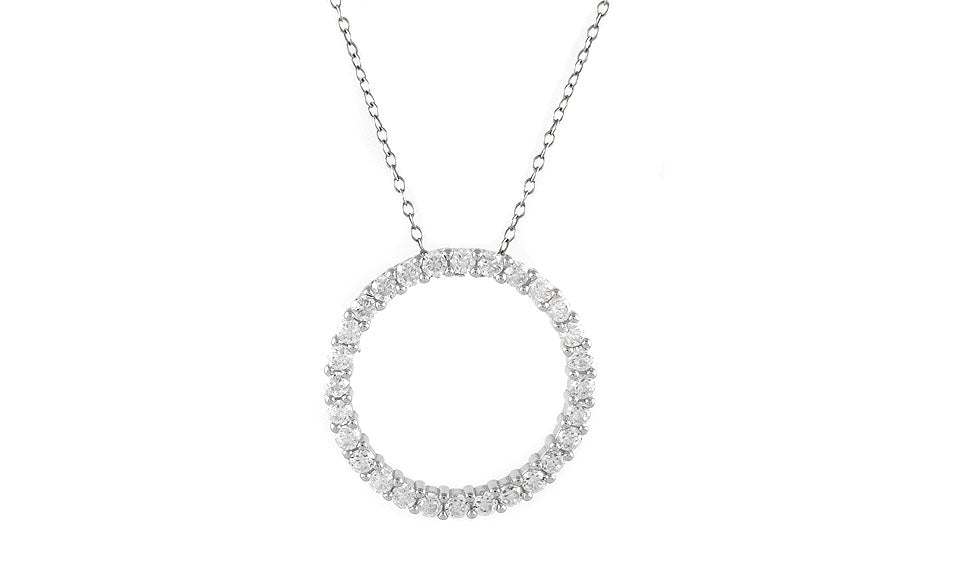 Sterling Silver Circle Of Life Necklace
