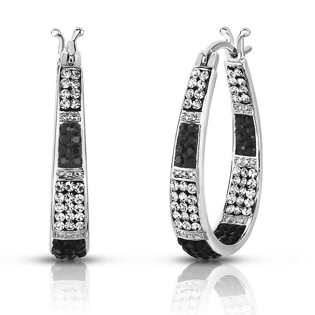 Crystal Hoop Earrings