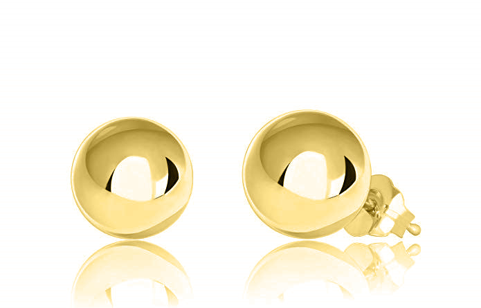 Set of 3 Sterling Silver Ball Stud Earrings