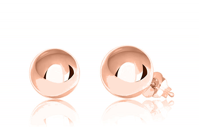 Set of 3 Sterling Silver Ball Stud Earrings