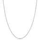Silver Sterling Silver Rope Chain Necklace