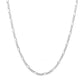 Silver Sterling Silver Figaro Chain Necklace
