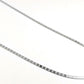 Sterling Silver Herringbone Chain Necklace in 18K Gold, Rose Gold, or Silver