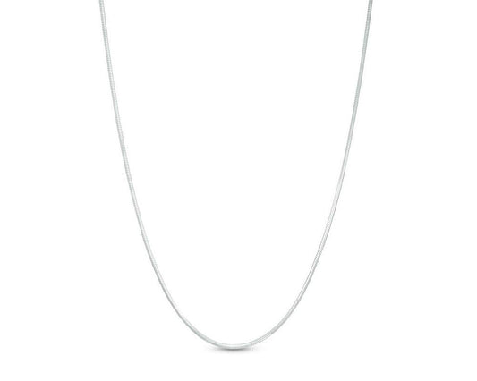 Sterling Silver Snake Chain Necklace — Silver or Gold Plated