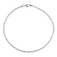 Italian Sterling Silver Sparkle Anklet