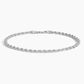 Italian Sterling Silver Rope Anklet