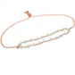 Italian Sterling Silver Adjustable Freshwater Pearl Bead Bracelet