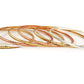 Set of 7 Stackable Bangle Bracelets – Mixed Metal Plated