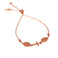 Italian Sterling Silver Adjustable Cross Faith Bracelet