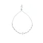 Italian Solid Sterling Silver Adjustable Rosary Cross Bracelet