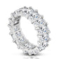 Emerald Cut Eternity Band – Swarovski Elements, 18K Gold Plated