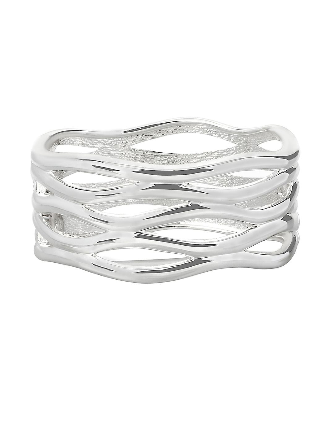 Crystal Snowflake Ring — Made With Swarovski Elements