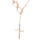 Infinity Cross Lariat Necklace in Italian Solid Sterling Silver