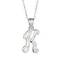 Sterling Silver Diamond-Cut Initial Necklace
