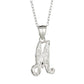 Sterling Silver Diamond-Cut Initial Necklace