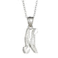 Sterling Silver Diamond-Cut Initial Necklace