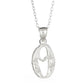 Sterling Silver Diamond-Cut Initial Necklace
