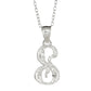 Sterling Silver Diamond-Cut Initial Necklace