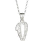 Sterling Silver Diamond-Cut Initial Necklace