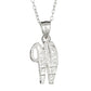 Sterling Silver Diamond-Cut Initial Necklace