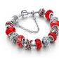 Genuine Murano and Crystal Charm Bracelet – Made With Swarovski Elements