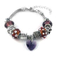 Crystal Heart Charm Bracelet