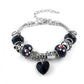 Crystal Heart Charm Bracelet