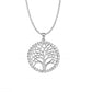 Sterling Silver Tree of Life Necklace – Made with Swarovski Elements