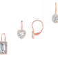 Set of 3 Crystal Leverback Earring Collection