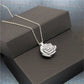 Sterling Silver Artisan Rose Flower Pendant Necklace