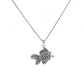 Artisan Sterling Silver Fish Pendant Necklace