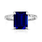 Sterling Silver 4.00 CTW Emerald Ring