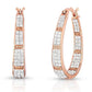 Crystal Hoop Earrings