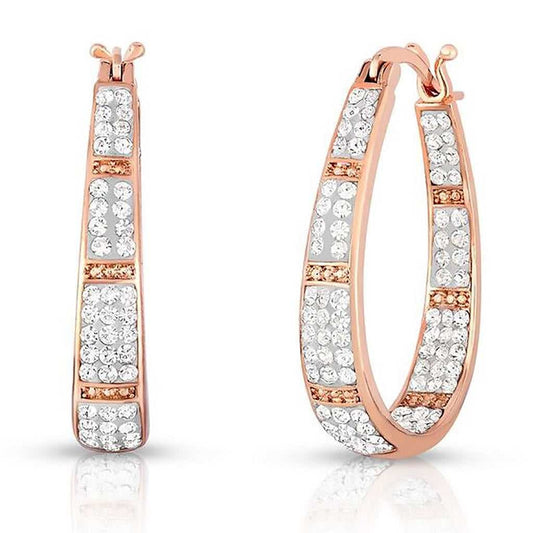Crystal Hoop Earrings