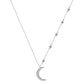 Crystal Crescent Star and Moon Necklace – Made with Swarovski Elements