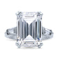 Emerald Cut Cubic Zirconia Ring – 7.00 CTW