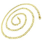 Italian Gucci Chain Necklace in 18K Gold or Rose Gold Over 925 Sterling Silver