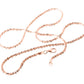 Rock Chain Necklace in 925 Sterling Silver – Available in Silver, Gold, or Rose Gold