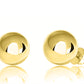 Set of 3 Sterling Silver Ball Stud Earrings