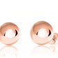 Set of 3 Sterling Silver Ball Stud Earrings