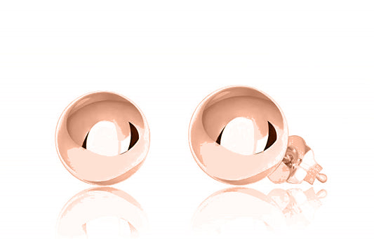 Set of 3 Sterling Silver Ball Stud Earrings