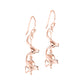Italian Sterling Silver Spiral Ball Drop Earrings