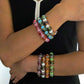 Genuine Murano Bead And Crystal Charm Bracelets On Wrists