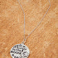 Italian Sterling Silver "I Love You To The Moon & Back" Necklace