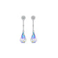 Aurora Borealis Swarovski Crystal Drop Earrings