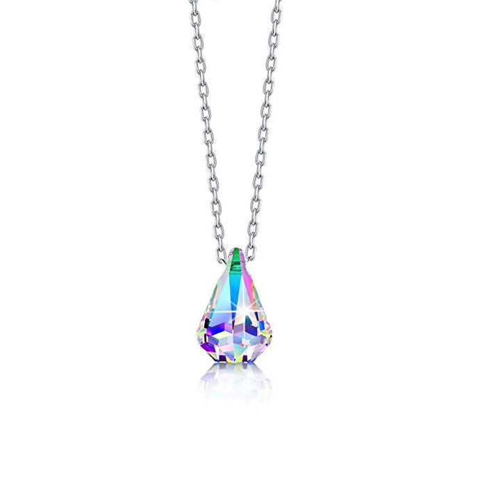 Aurora Borealis Swarovski Crystal Necklace