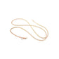 Italian 18kt Rose Gold Over 925 Sterling Silver Gucci Chain Necklace