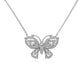 Adjustable Crystal Butterfly Necklace