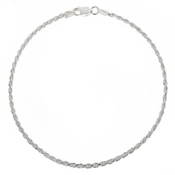 Italian Made Solid Sterling Silver Anklets
